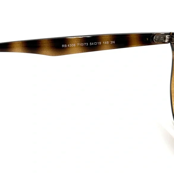 Ray-Ban Round Lens RB4306 Highstreet Tortoise Brown Lens  Sunglasses 54mm 710/73 - Picture 7 of 11